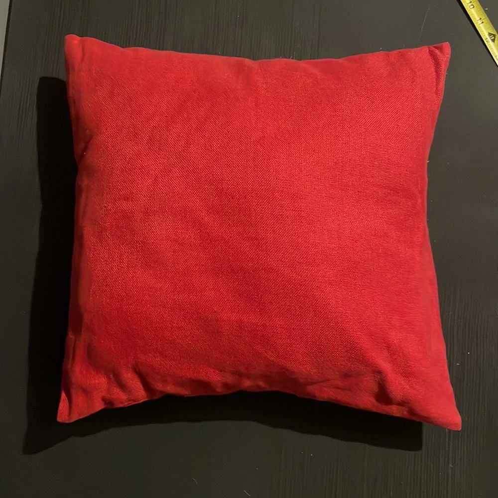 Pottery Barn 18 x 18 Red Pillow Case